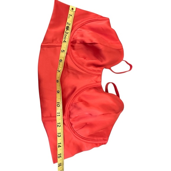 Target Red Satin Bow Bralette - Picture 3 of 5